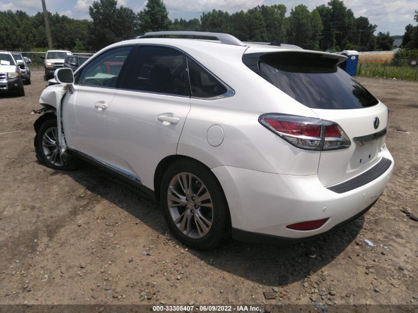 2014 LEXUS RX 450H JTJBC1BA5E2453776
