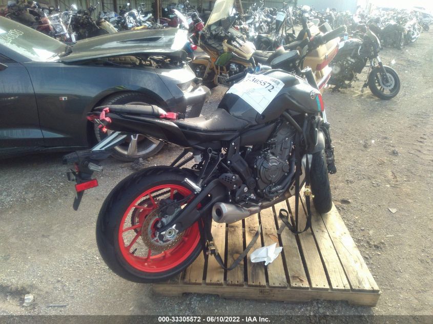 2021 YAMAHA MT07 JYARM32E0MA002624