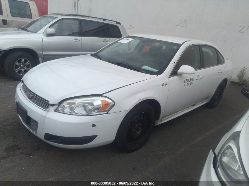 2013 CHEVROLET IMPALA POLICE 2G1WD5E36D1262042