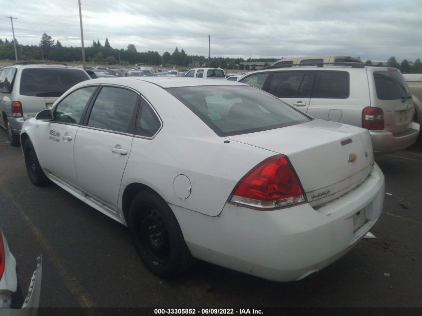 2013 CHEVROLET IMPALA POLICE 2G1WD5E36D1262042