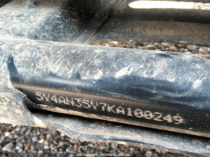 2019 YAMAHA YXZ1000 5Y4AN35Y7KA100249