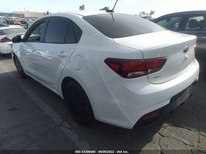 2020 KIA RIO S 3KPA24AD8LE279426