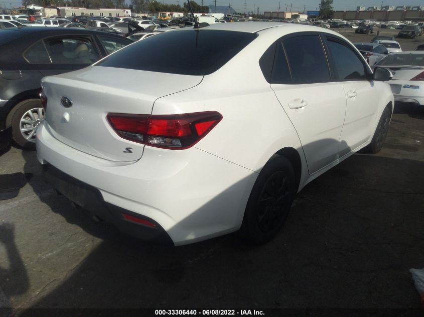 2020 KIA RIO S 3KPA24AD8LE279426