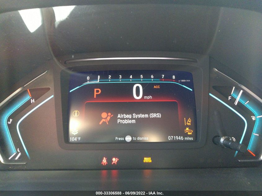 2018 HONDA ODYSSEY EX-L 5FNRL6H71JB004919