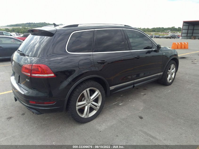 2014 VOLKSWAGEN TOUAREG R-LINE WVGDP9BP4ED002518
