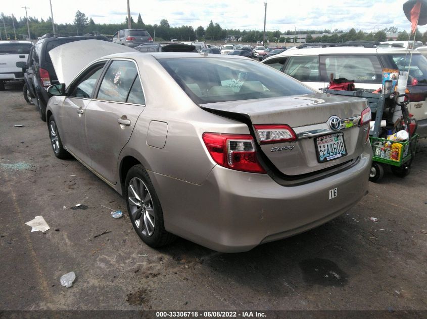 2014 TOYOTA CAMRY HYBRID LE/XLE/SE LIMITED EDITION 4T1BD1FK2EU140218