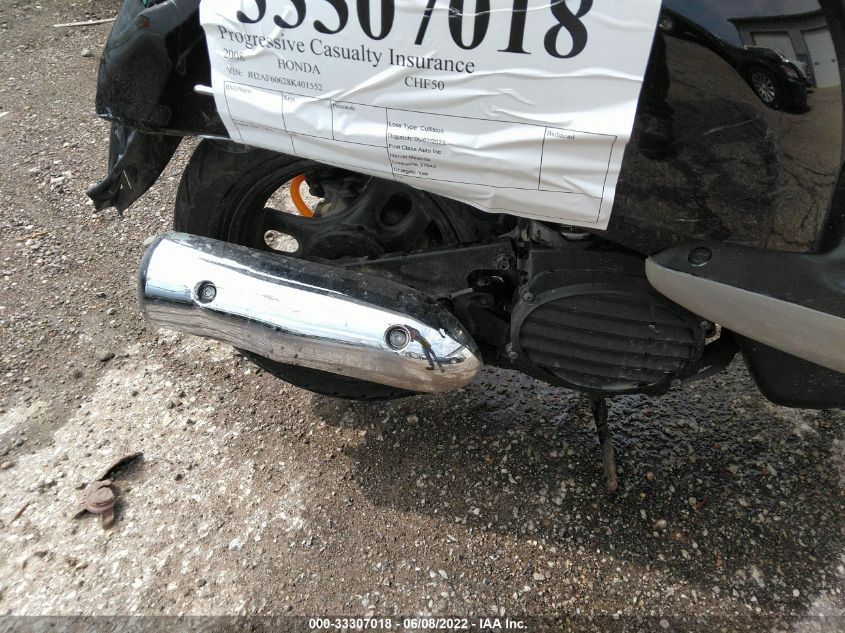 2008 HONDA CHF50 S JH2AF60628K401552