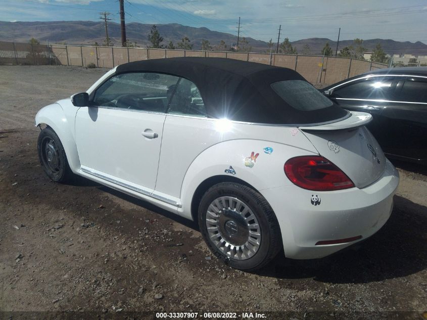 2015 VOLKSWAGEN BEETLE CONVERTIBLE 1.8T 3VW517AT4FM810867