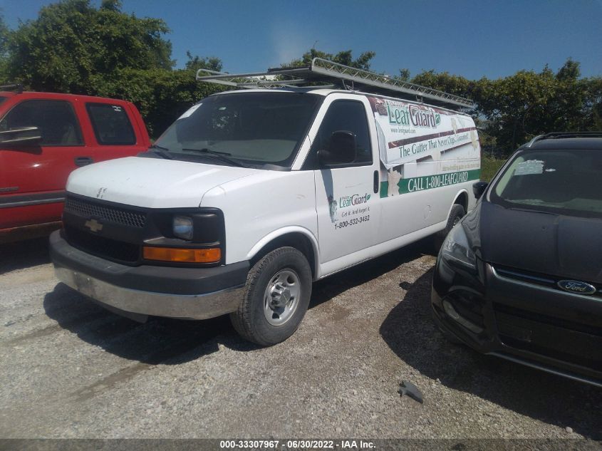2013 CHEVROLET EXPRESS CARGO VAN 1GCWGGBA3D1128351