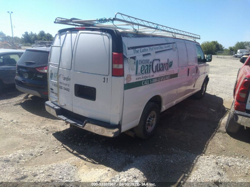 2013 CHEVROLET EXPRESS CARGO VAN 1GCWGGBA3D1128351