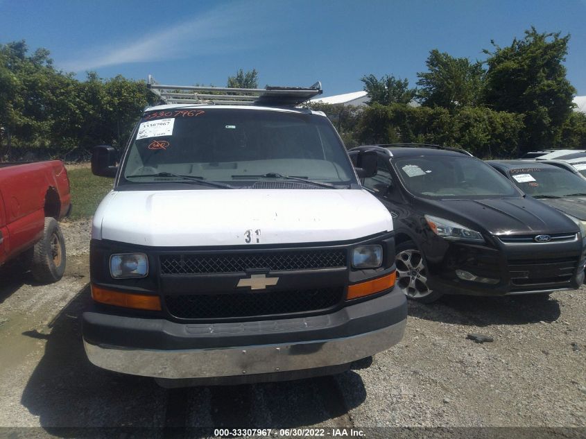 2013 CHEVROLET EXPRESS CARGO VAN 1GCWGGBA3D1128351