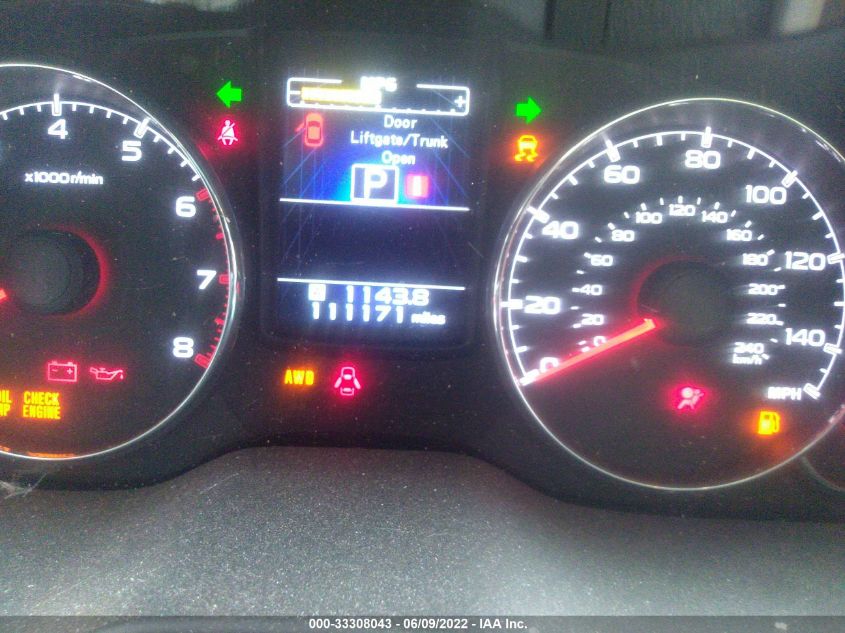 2014 SUBARU LEGACY 2.5I LIMITED 4S3BMBL66E3020378
