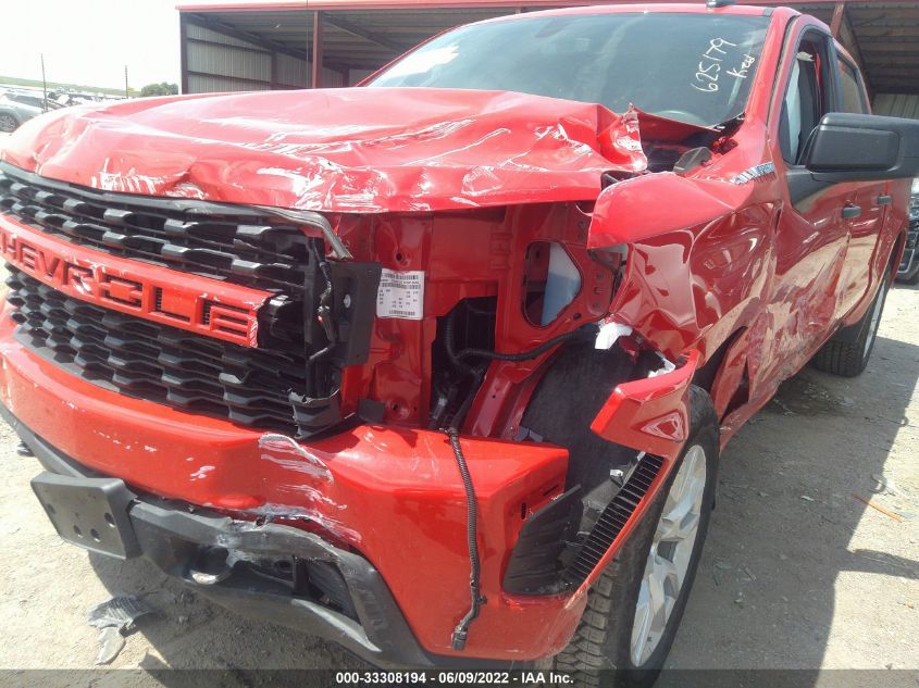 2022 CHEVROLET SILVERADO 1500 LTD CUSTOM 3GCPYBEK2NG125176