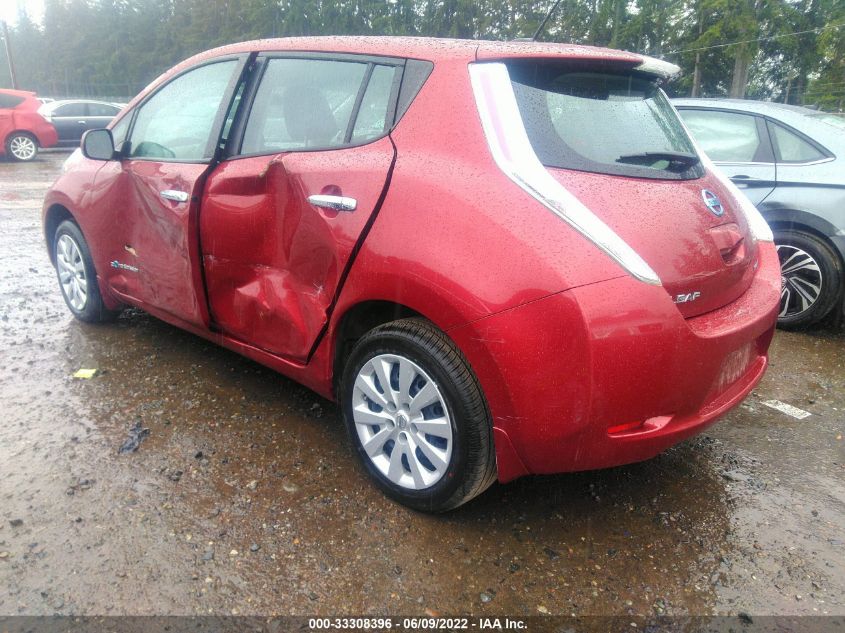 2015 NISSAN LEAF S/SV/SL 1N4AZ0CP7FC302269
