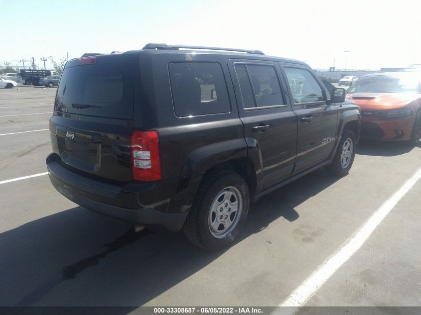 2016 JEEP PATRIOT SPORT 1C4NJPBA5GD670065