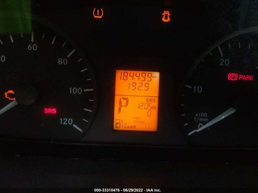 2013 MERCEDES-BENZ SPRINTER CARGO VANS WD3PE8CC1D5786186