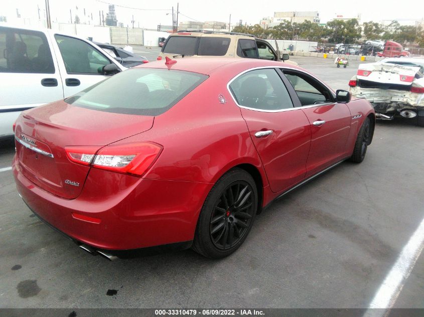 2014 MASERATI GHIBLI S Q4 ZAM57RTA0E1117035