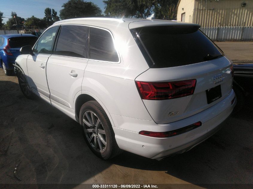 2019 AUDI Q7 PREMIUM PLUS WA1LAAF75KD031691