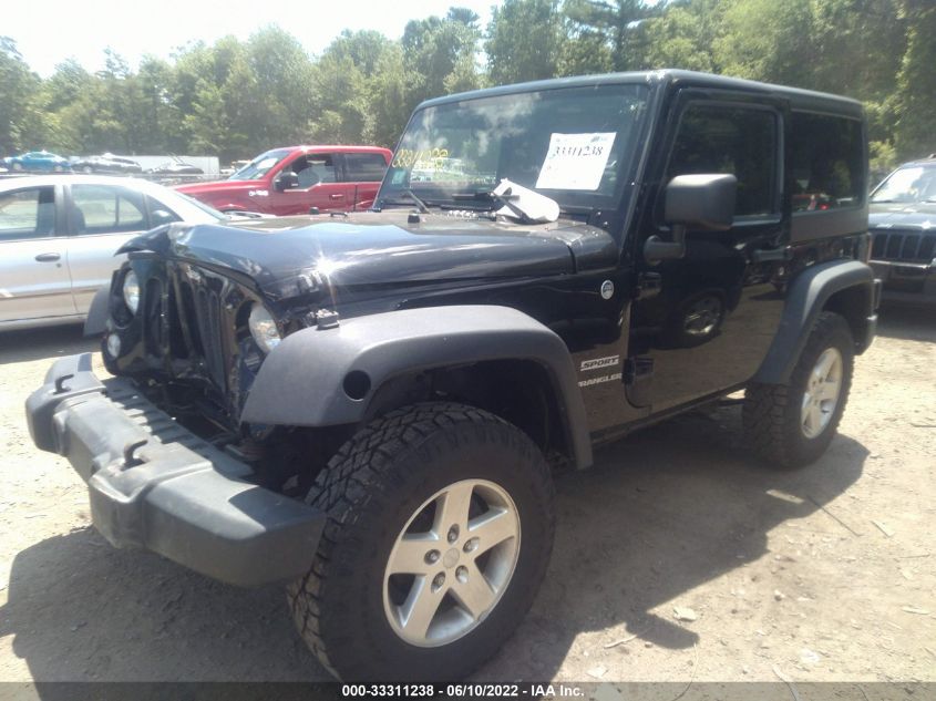 2014 JEEP WRANGLER SPORT 1C4AJWAG9EL143342