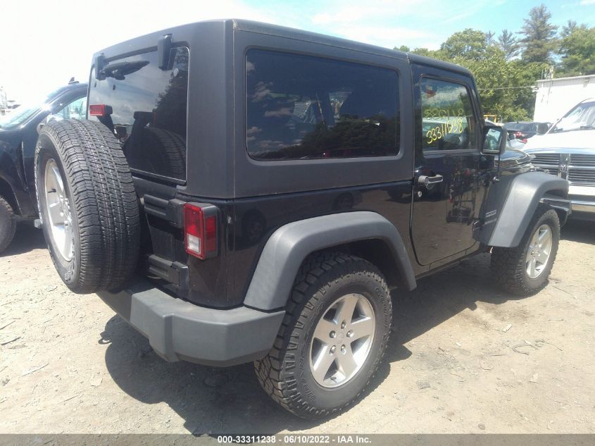 2014 JEEP WRANGLER SPORT 1C4AJWAG9EL143342