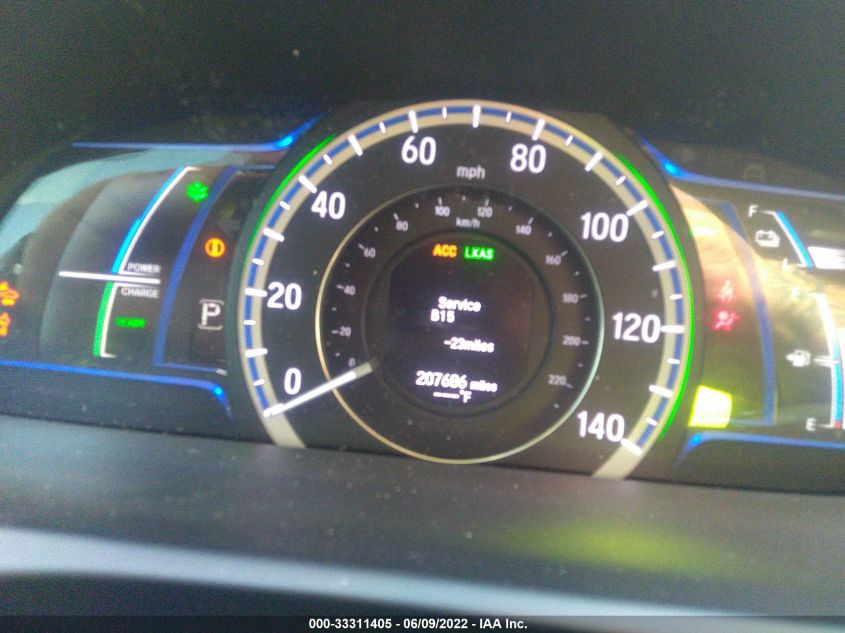 2017 HONDA ACCORD HYBRID EX-L JHMCR6F50HC014188