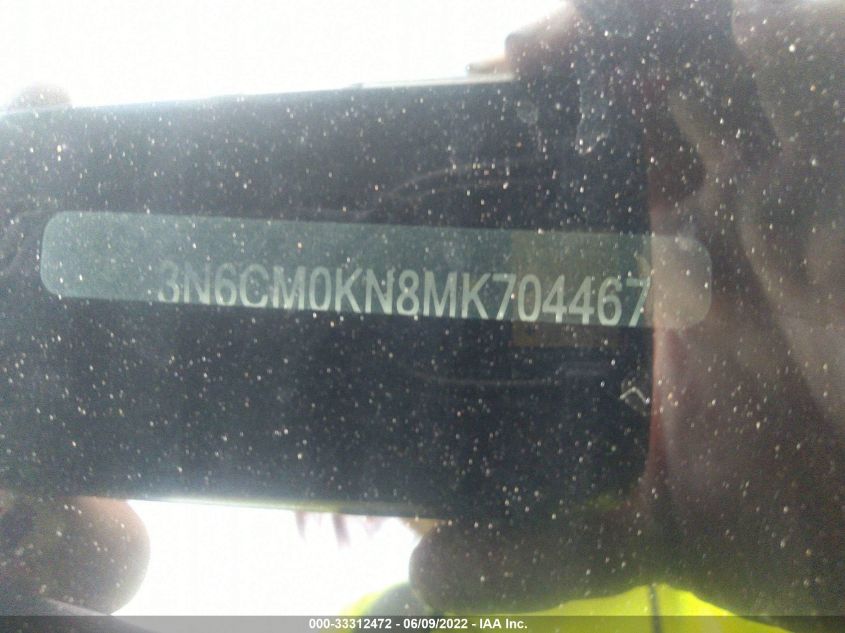 2021 NISSAN NV200 COMPACT CARGO S 3N6CM0KN8MK704467