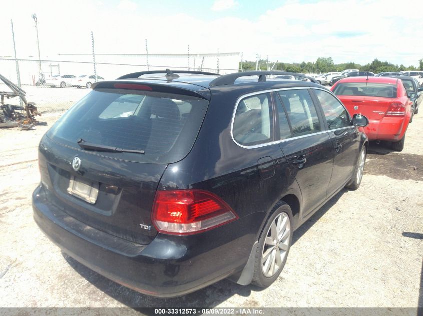 2013 VOLKSWAGEN JETTA SPORTWAGEN TDI W/SUNROOF & NAV 3VWPL7AJ9DM663606