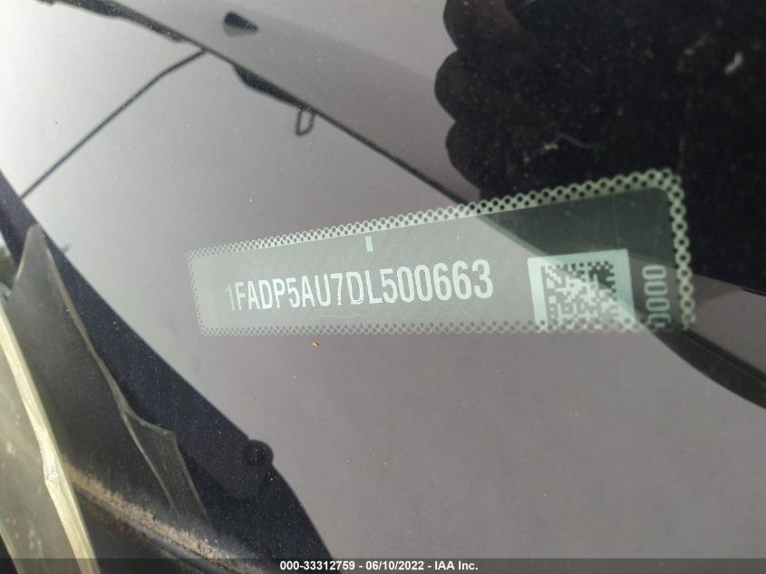 2013 FORD C-MAX HYBRID SE 1FADP5AU7DL500663