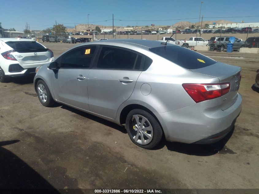 2013 KIA RIO LX KNADM4A36D6256374