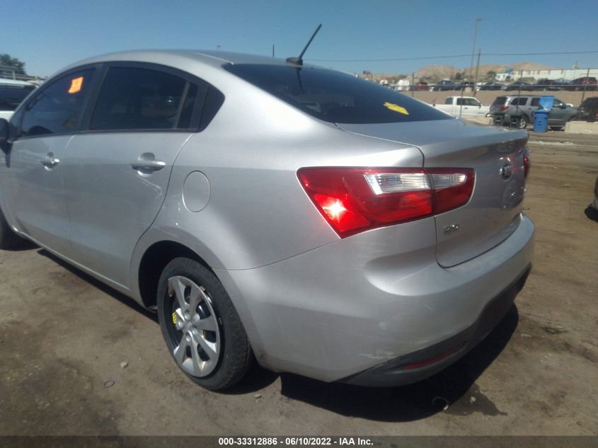 2013 KIA RIO LX KNADM4A36D6256374
