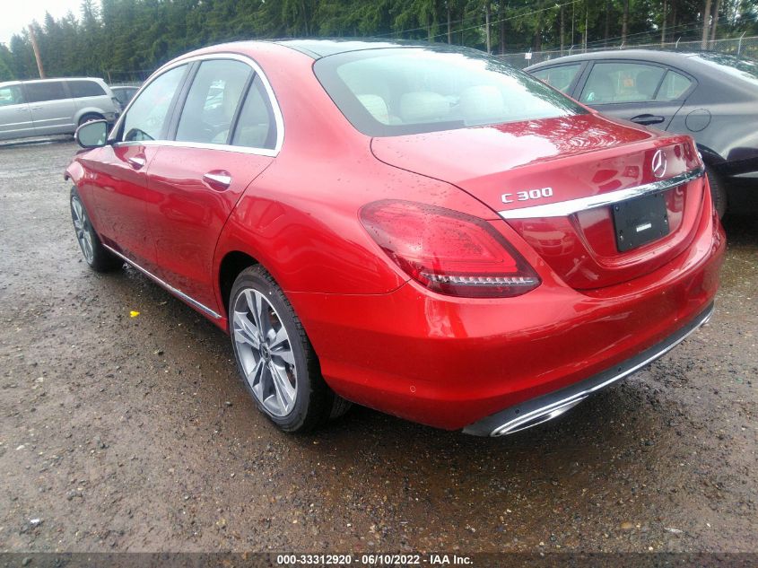 2021 MERCEDES-BENZ C-CLASS C 300 W1KWF8EBXMR621545