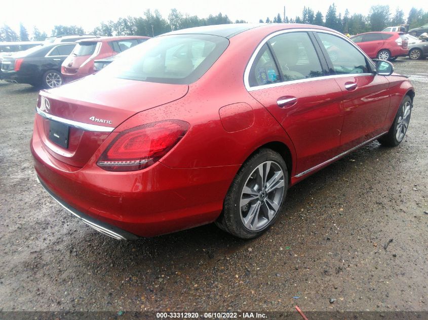 2021 MERCEDES-BENZ C-CLASS C 300 W1KWF8EBXMR621545
