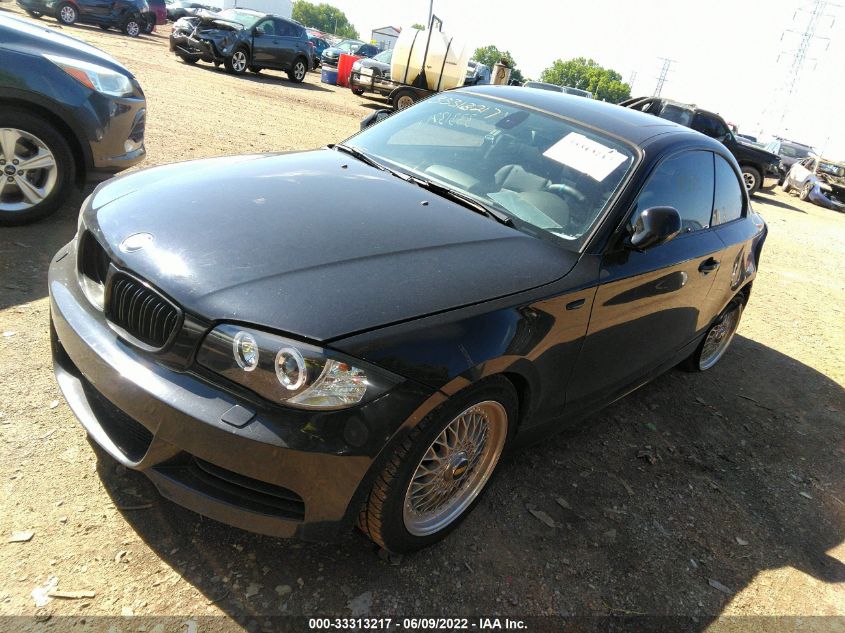 2013 BMW 1 SERIES 128I WBAUP7C5XDVM55358