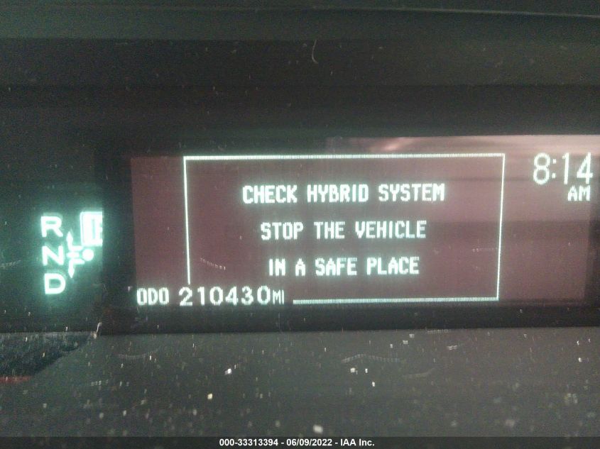 2015 TOYOTA PRIUS JTDKN3DU8F1932622