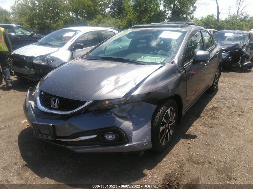 2013 HONDA CIVIC SDN EX-L 19XFB2F90DE009462