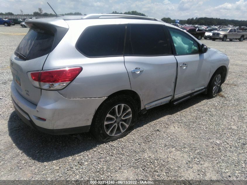 2014 NISSAN PATHFINDER SL 5N1AR2MM2EC729105