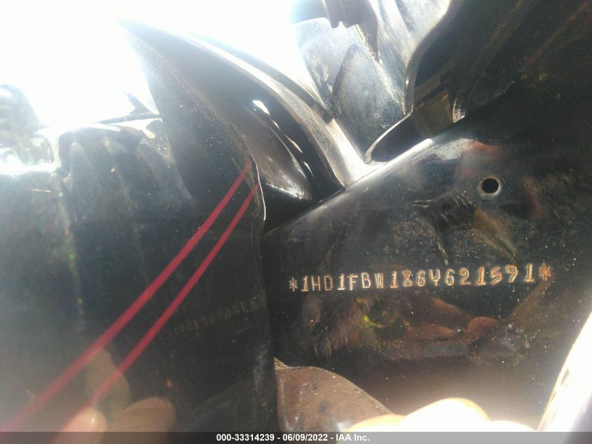 2006 HARLEY-DAVIDSON FLHRI 1HD1FBW186Y621591