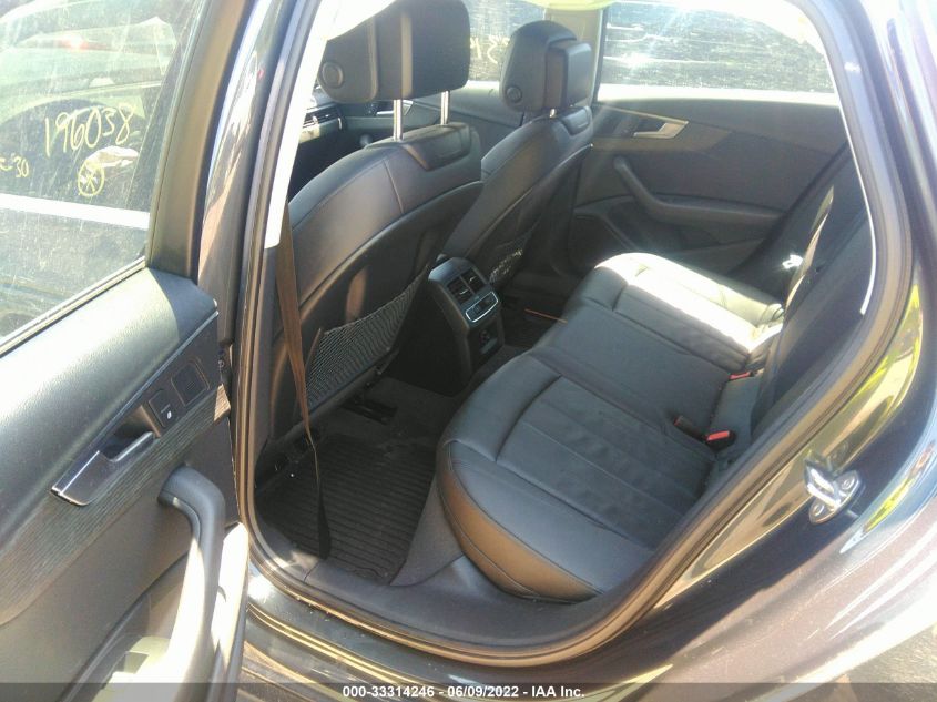 2018 AUDI A4 PREMIUM PLUS WAUENAF44JA196038