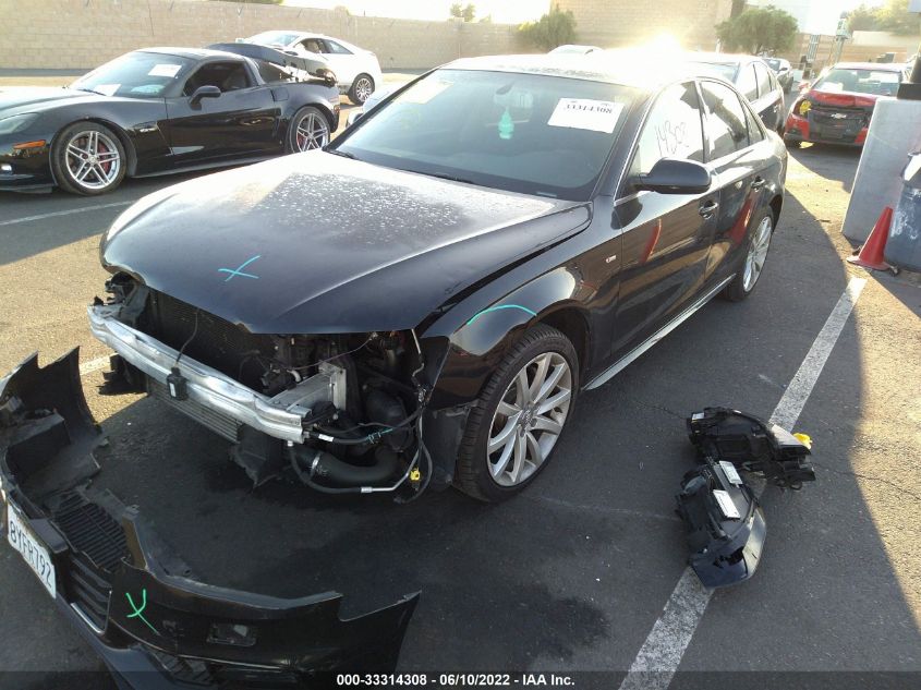 2014 AUDI A4 PREMIUM WAUBFAFL0EN022960