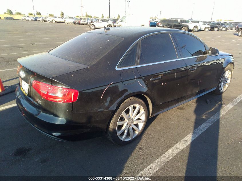 2014 AUDI A4 PREMIUM WAUBFAFL0EN022960