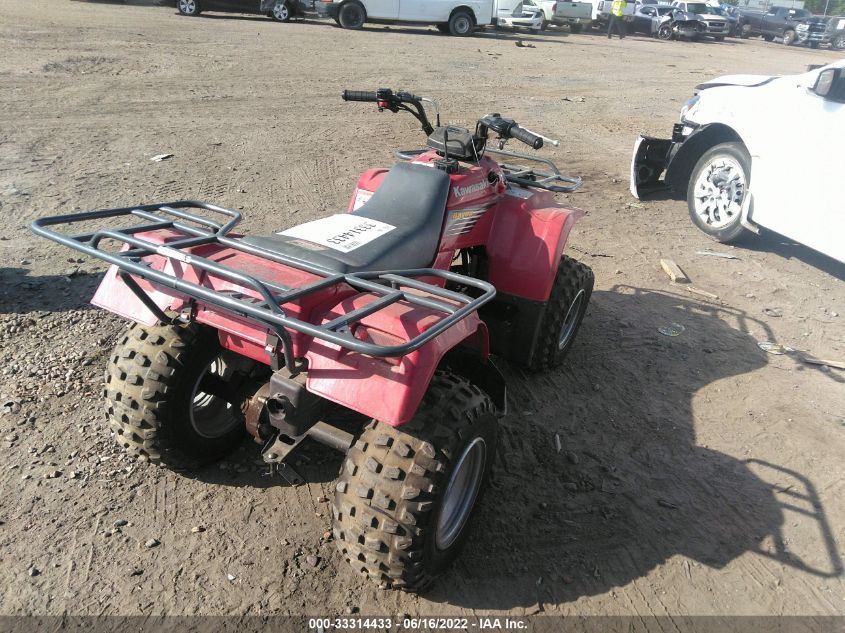 2003 KAWASAKI KLF250 A BAYOU JKALFMA123B521055