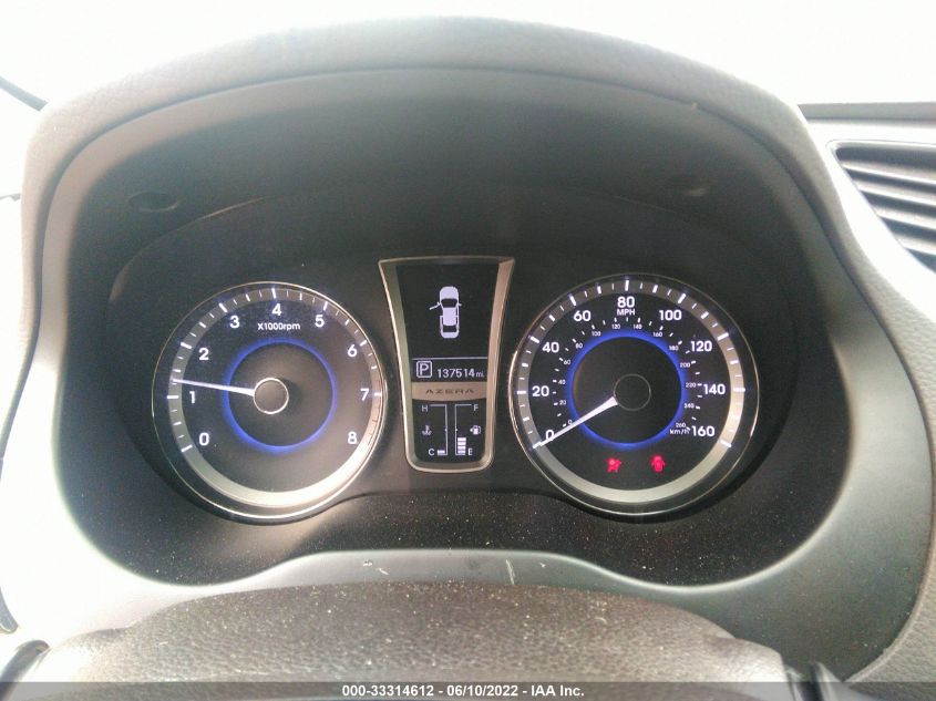 2013 HYUNDAI AZERA KMHFG4JG3DA213920