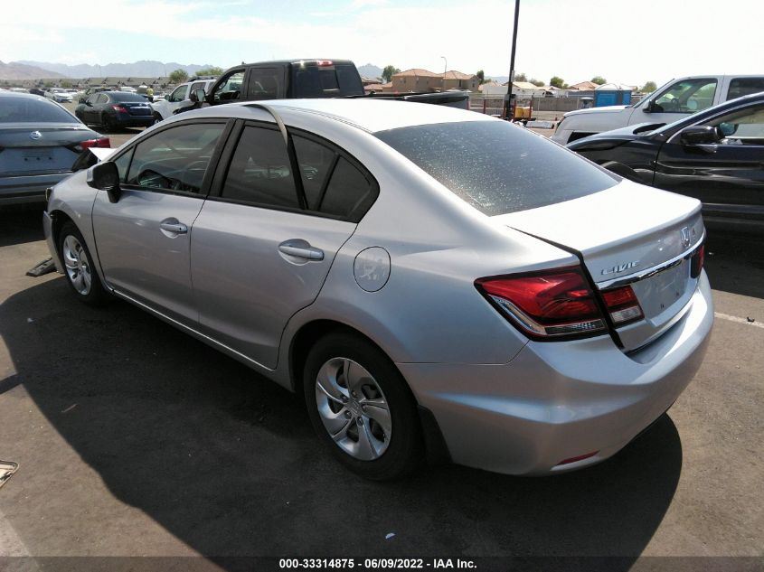2013 HONDA CIVIC SDN LX 19XFB2F54DE026472