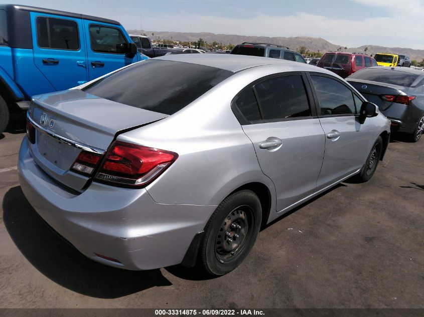 2013 HONDA CIVIC SDN LX 19XFB2F54DE026472