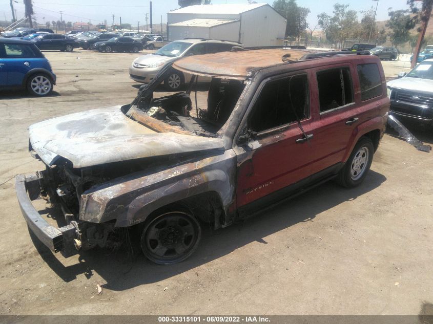 2014 JEEP PATRIOT SPORT 1C4NJPBB6ED533299