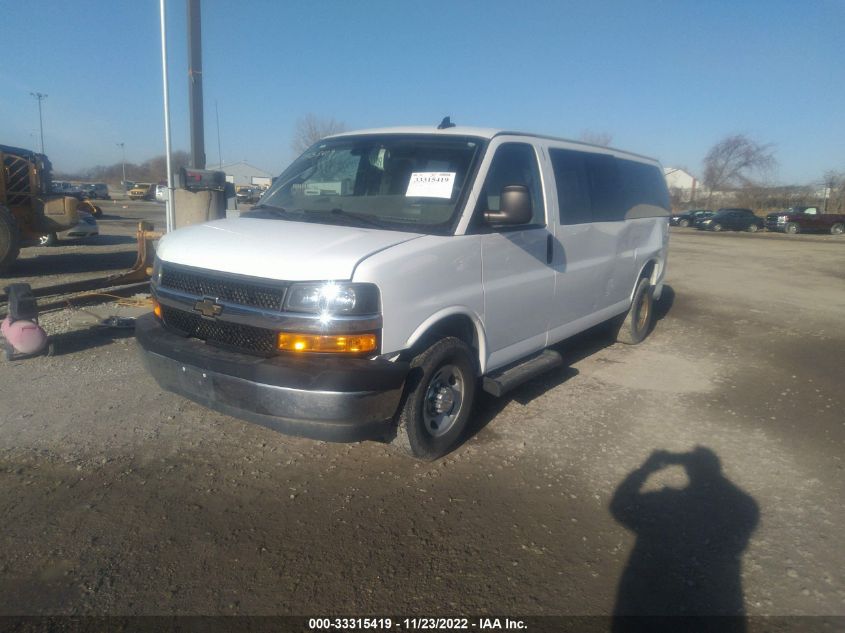2019 CHEVROLET EXPRESS PASSENGER LT 1GAZGPFG4K1257829