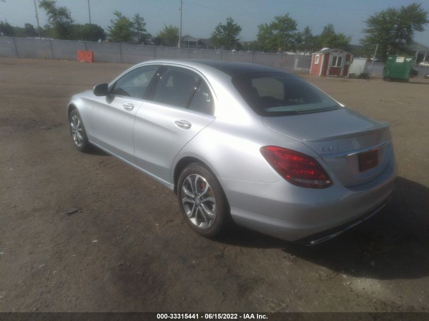 2016 MERCEDES-BENZ C-CLASS C 300 55SWF4KB6GU125769