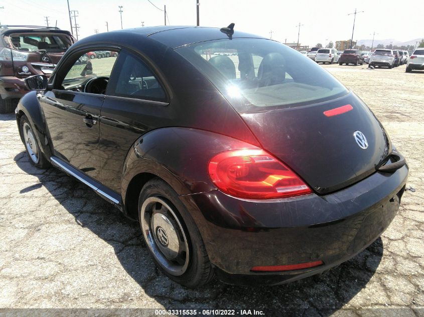 2013 VOLKSWAGEN BEETLE COUPE 3VWJP7AT2DM628160