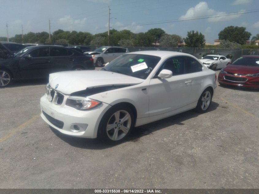 2013 BMW 1 SERIES 128I WBAUP7C52DVP24663