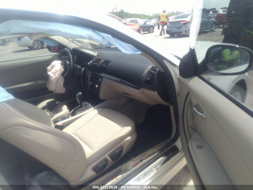 2013 BMW 1 SERIES 128I WBAUP7C52DVP24663